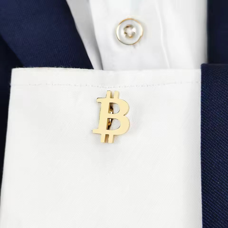 Bitcoin Cufflinks Pair